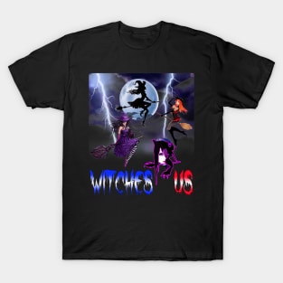 Halloween Witches Funny Scary Strong Independent Woman T-Shirt